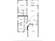 Detailed floor plan showcasing the layout of the home, including bedrooms and living spaces at 2127 Ne 38Th Ter, Ocala, FL 34470