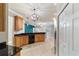 Kitchen featuring granite countertops, wooden cabinets and stainless appliances at 2127 Ne 38Th Ter, Ocala, FL 34470