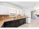 Kitchen area showcasing a double sink, modern appliances, and lots of natural light at 3515 Ne 43Rd Pl, Ocala, FL 34479