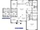 Detailed floor plan showcasing layout including bedrooms, living spaces, lanai and Primary bath option at 4340 Nw 1St Ave, Ocala, FL 34475
