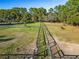 Pasture with long narrow paddock leading into the distance, with horses grazing in the field at 7563 Nw 21St St, Ocala, FL 34482