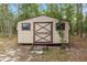 Exterior view of the shed located on the property at 9180 Sw 202Nd Avenue Rd, Dunnellon, FL 34431