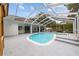 Inviting pool and lanai area perfect for entertaining at 9213 Sw 197Th Cir, Dunnellon, FL 34432