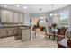 Bright kitchen with custom cabinetry, stylish countertops, and a cozy breakfast nook at 15549 Sw 11Th Terrace Rd, Ocala, FL 34473