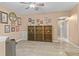 Open living area with tile floors, neutral walls, and built-in shelving for decor and storage at 15549 Sw 11Th Terrace Rd, Ocala, FL 34473