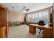 Spacious office with plantation shutters, neutral paint, and tile floors at 15549 Sw 11Th Terrace Rd, Ocala, FL 34473