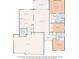 Detailed floorplan showcasing the layout of the home's rooms and dimensions at 16215 Sw 15Th Ct, Ocala, FL 34473