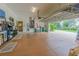 Spacious, two-car garage with ample storage space and access to the home's interior at 17034 Florence View Dr, Montverde, FL 34756