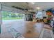 Oversized two-car garage with storage and easy access to the backyard and driveway at 17034 Florence View Dr, Montverde, FL 34756