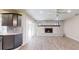 Bright living room with fireplace, cabinets and sliding glass door at 4121 Sw 6Th Ave, Ocala, FL 34471