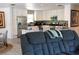 Modern kitchen features white cabinetry, stainless steel appliances, granite counters, and backsplash at 4501 Detour Rd, Haines City, FL 33844