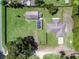 Bird's eye view of the property with pool and garage at 4660 Se 142Nd Ln, Summerfield, FL 34491