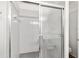 Bathroom featuring a shower with sliding glass door at 475 Ne 155Th Pl, Citra, FL 32113