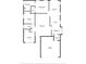 Detailed floor plan showcasing the layout of this home including the kitchen, bedrooms, and living areas at 949 Woodsong Way, Clermont, FL 34714