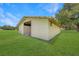 Well-maintained barn with ample space for horses, equipment, and hay storage, providing a safe and functional environment at 975 Cr 542E, Bushnell, FL 33513