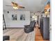 Cozy living room with hardwood floors, neutral walls, and modern decor is perfect for entertaining or relaxing at 8144 Sw 108Th Street Rd, Ocala, FL 34481