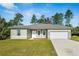 Charming single-story home with a two-car garage and a well-maintained lawn at 15212 Sw 27Th Ct, Ocala, FL 34473