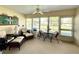 Cozy sunroom with ample natural light and comfortable seating; perfect for relaxation at 15822 Sw 16Th Avenue Rd, Ocala, FL 34473