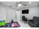 Well-lit office space with modern furniture, a ceiling fan, and sleek design at 2201 Ne 45Th St, Ocala, FL 34479