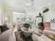 Bright living room featuring hardwood floors, open floor plan and elegant decor at 2478 Nw 53Rd Avenue Rd, Ocala, FL 34482