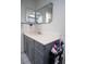 Bathroom featuring tiled floors, neutral walls, and a vanity with a sink at 2563 Coral Ave, Kissimmee, FL 34741