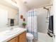 Bathroom with shower-tub combination and vanity with sink at 4094 Sw 51St Ct, Ocala, FL 34474
