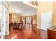 Spacious dining room with hardwood floors and plenty of natural light at 4094 Sw 51St Ct, Ocala, FL 34474