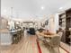 Open-concept living and dining area with a seamless flow, perfect for entertaining and Gathering gatherings at 4340 Nw 56Th Ct, Ocala, FL 34482