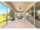 Relaxing screened-in lanai with a hot tub and beautiful backyard views at 5093 Nw 35Th Lane Rd, Ocala, FL 34482