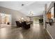 The living room includes hardwood floors and an open entrance to other rooms at 15776 Sw 11Th Terrace Rd, Ocala, FL 34473