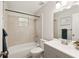 Bathroom with tub-shower combination and vanity sink at 3640 Se 131St Ln, Belleview, FL 34420