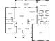 Detailed floor plan highlighting the layout of the home, including the bedrooms, bathrooms, and living spaces at 4360 Se 106Th St, Belleview, FL 34420