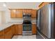 Kitchen includes stainless steel appliances and cabinetry at 4360 Se 106Th St, Belleview, FL 34420