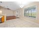 Dining Area featuring large window and tile floor at 4360 Se 106Th St, Belleview, FL 34420