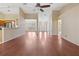 Expansive open living area with hardwood floors and a neutral color scheme at 4360 Se 106Th St, Belleview, FL 34420