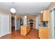 Well-equipped kitchen featuring stainless steel appliances, a center island, and ample cabinet space at 4602 Se 28Th St, Ocala, FL 34480