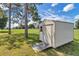 Backyard with a useful storage shed at 4602 Se 28Th St, Ocala, FL 34480