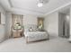 Bright and airy bedroom with soft neutral tones, plush carpeting, and an elegant tray ceiling for a luxurious feel at 7041 Ne 22Nd Court Rd, Ocala, FL 34479