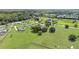 Neighborhood aerial view displaying large, well-maintained lots, mature trees and lush greenery in a serene neighborhood at 7220 Nw 83 Ter, Ocala, FL 34482