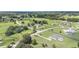 High aerial view of a series of houses nestled among lush greenery, roads winding through a green, vibrant community at 7220 Nw 83 Ter, Ocala, FL 34482