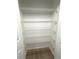 Linen closet with plenty of shelves for storage at 9706 Sw 92Nd Place Rd, Ocala, FL 34481