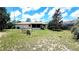 Lovely backyard with a well-maintained lawn and screened patio, perfect for relaxing outdoors at 16905 Sw 30Th Avenue Rd, Ocala, FL 34473