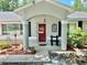 Close-up of the front door showing the entryway design at 10130 Sw 61St Terrace Rd, Ocala, FL 34476