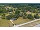 Aerial view of the neighborhood showcasing multiple homes with lush trees in a desirable area at 10600 Se 32Nd Ave, Ocala, FL 34480