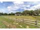 Home situated on vast, green acreage with wooden fence at 10600 Se 32Nd Ave, Ocala, FL 34480