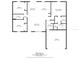 A layout of the floor plan with measurements of rooms and descriptions at 13479 Sw 100Th Ln, Dunnellon, FL 34432