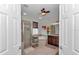 Relaxing bathroom featuring a glass shower, corner tub, and dual sinks at 1443 Sw 161St St, Ocala, FL 34473