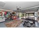 Bright garage with sliding doors and ample space for parking and storage at 1443 Sw 161St St, Ocala, FL 34473