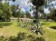 Lush backyard featuring mature trees, beautiful plantings, and an ample lawn offering space and privacy at 1523 Se 80Th St, Ocala, FL 34480