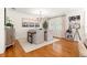 Dining room with chandelier and modern decor, great for entertaining guests at 1922 Se 13Th St, Ocala, FL 34471
